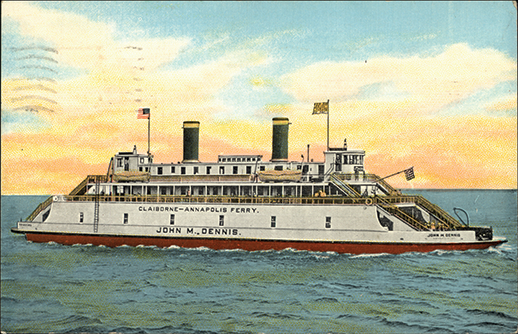 John M. Dennis. Postcard image: Cardcow.com